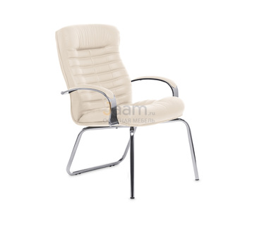 Офисный стул ORION CHROME D кожа+кож.зам.