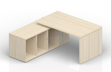 Кабинет руководителя Стол на сервисной тумбе левый NR160TSG