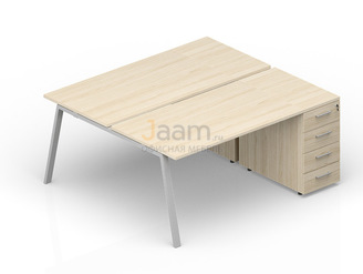 Мебель для персонала Составной стол с приставными тумбами AR2TPS168N072