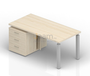 Кабинет руководителя Стол на опорной тумбе правый BL200T3D