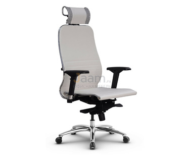 Кресло для руководителя SAMURAI K-3.04 Белый Лебедь