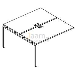 Мебель для персонала Секция стола рабочей станции на металлокаркасе UNO Б1 174-1 БП