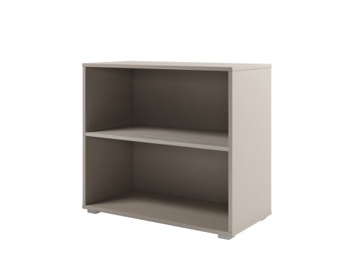 Стеллаж низкий Solution D-65 800x396x1096 (Акация Морава/Кашемир)