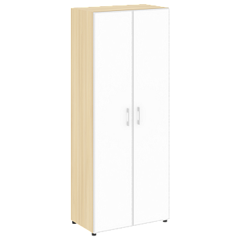 Шкаф для документов со стеклом белым LT.ST-1.10 R White