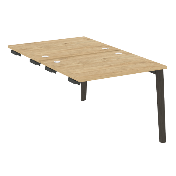 Стол-приставка двойной на деревянных опорах Onix Wood OW.D.SPR-1.8 980x1635x750