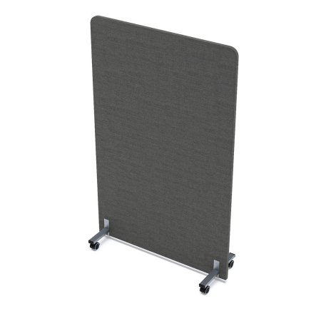 Акустическая мобильная перегородка SOFTOffice 011.МП.1016 1000x377x1600 (Silver)