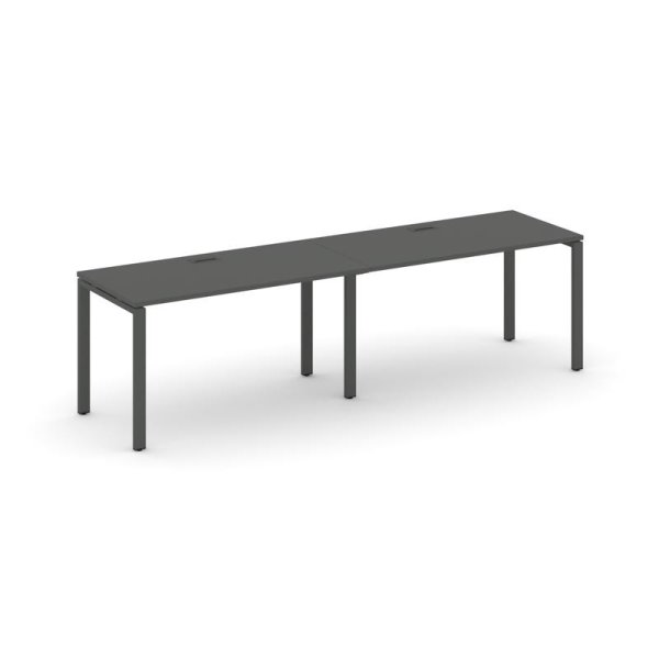 Рабочая станция 1 сторонняя SN-6P.ORS-014 (3160х700х750) (Антрацит/Металл Антрацит)