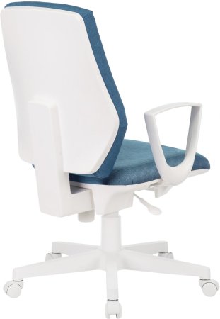 Кресло CH-W545 синий 38-415 крестов. пластик пластик белый (Синий)