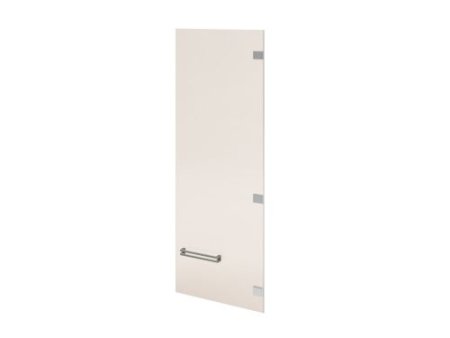 Дверь средняя стеклянная Solution D-021 395x4x1072 (Акация Морава/Кашемир)