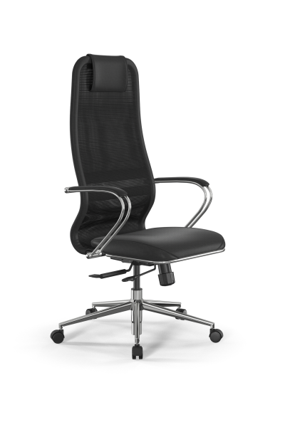 Кресло для руководителя Метта SynchroSit 8 B1-5K - X2+Extra /Uh42/Wm12/K3cL(M18.B23.G18.W02) (Черный)