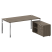 Стол для руководителя с тумбой правый БГ.СРТ-5.9 (R) 1900x1720x750