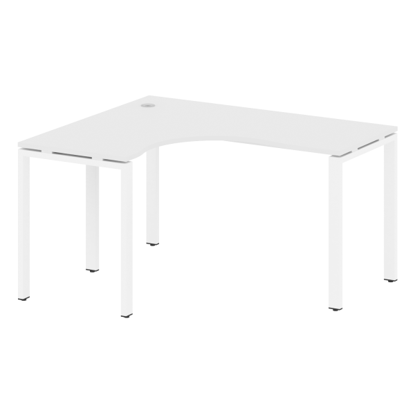 Стол криволинейный левый Metal System Style БП.СА-3 Л 1400x1200x750