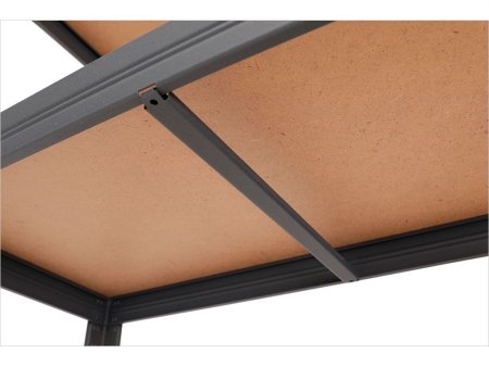 Стеллаж SBL 180KD/90x45/5 (Черный)