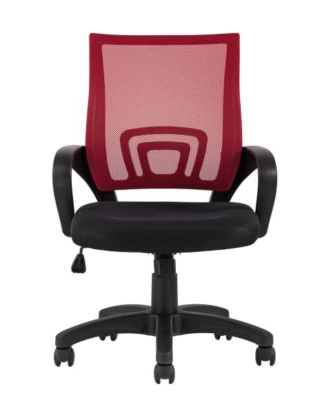 Кресло офисное TopChairs Simple красное (Компьютерное кресло Simple красный)