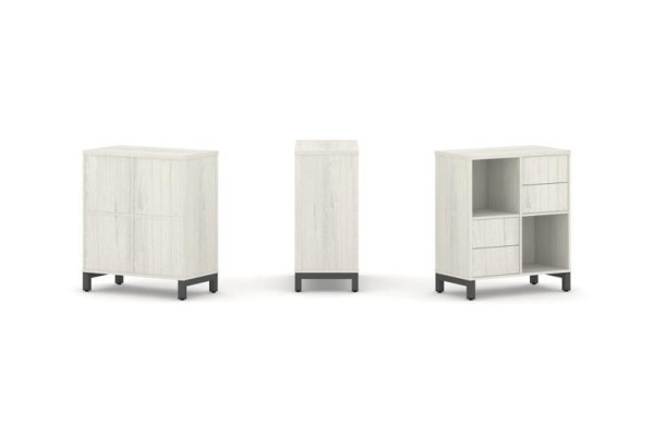 Набор стеллажа 1 сторонний, 2 яруса SN.NS-221 (754х400х881)