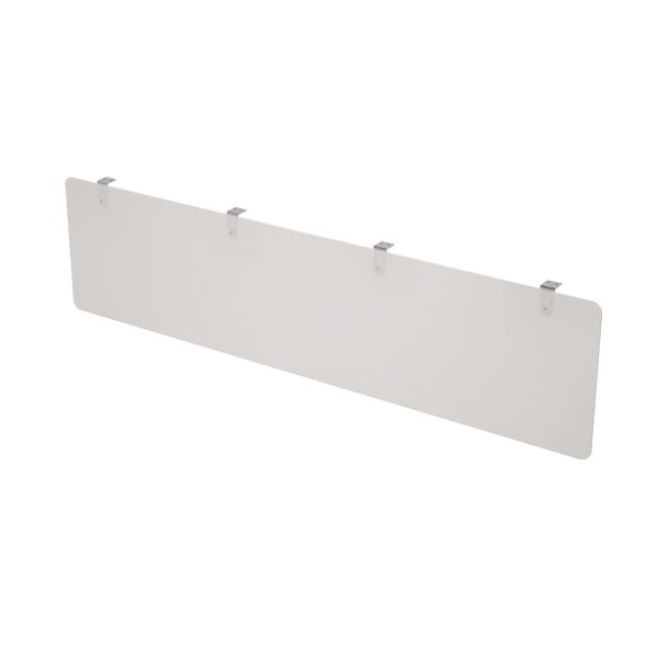 Экран подстольный оргстекло Gloss 9НЭК.120.1 Молочный 1400x4x400 (Ivory)