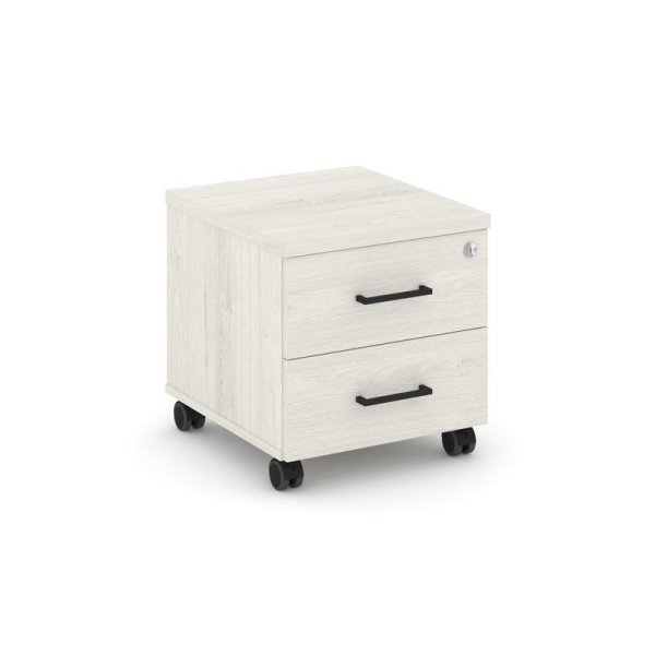 Тумба мобильная 2 ящика стандартные колеса SN.TM-001 (416х460х437)
