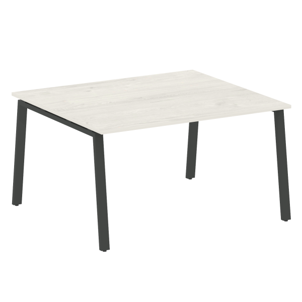 Стол для переговоров (1 столешница) на А-образном м/к Metal System Style БА.ПРГ-1.3 1400x1235x750 (Дуб наварра/Антрацит металл)
