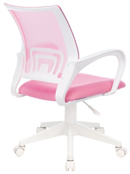 Кресло CH-W695NLT розовый TW-06A TW-13A сетка/ткань крестов. пластик пластик белый