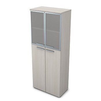 9Ш.005.18 Шкаф высокий со стеклом (800x450x2045)